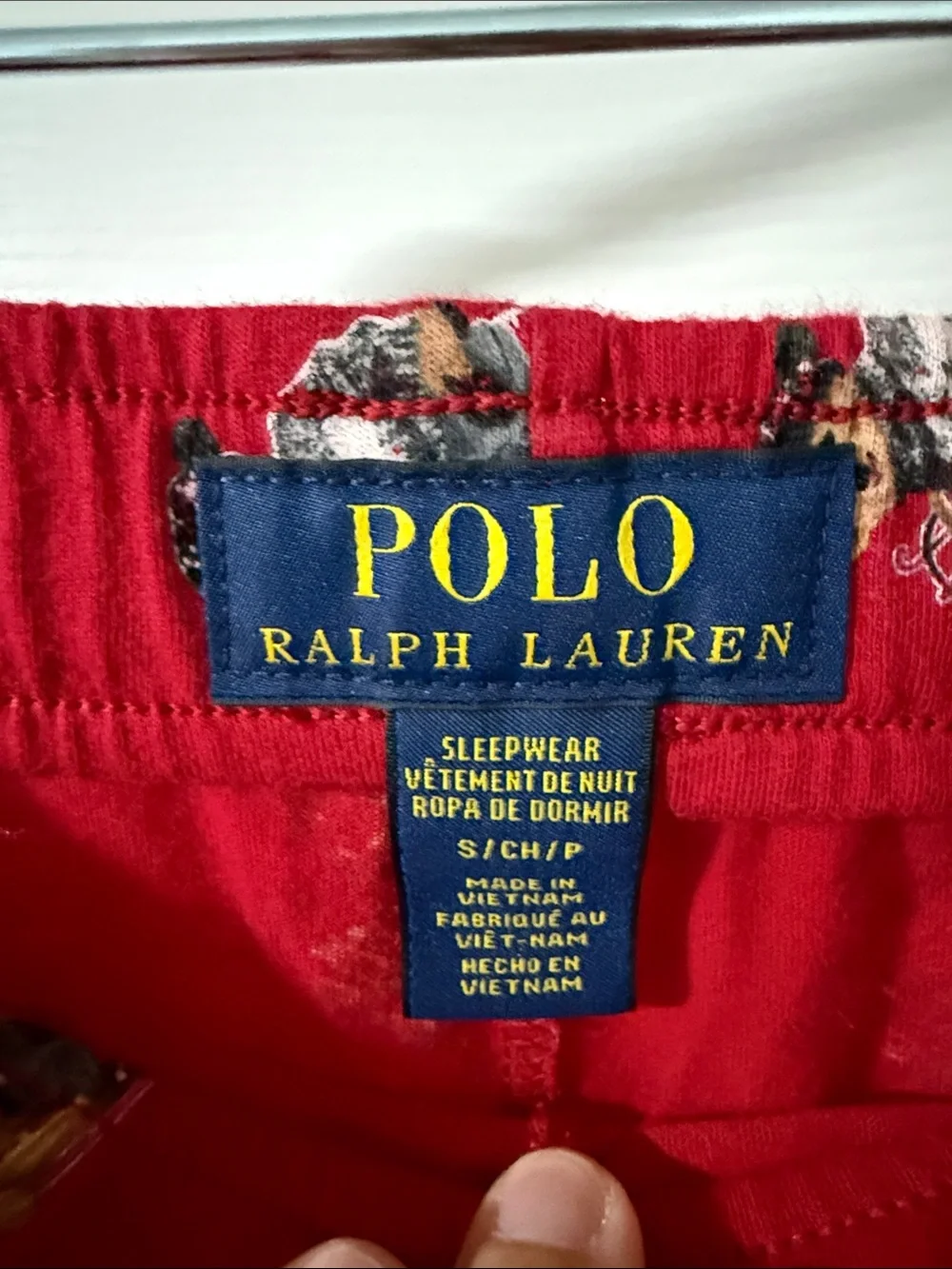 Polo Red Printed Pajama Pants